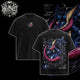 [HIKISTREET] Vintage Greninja Acid Washed T-Shirt, Pokemon Merch, Anime Washed Oversized Tee, Aesthetic Anime Streetwear Gift