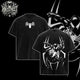 [HIKISTREET] Vintage Symbonite Spider Man V7 Acid Washed T-Shirt, MCU Merch, Comics Washed Oversized Tee, Aesthetic Comics Streetwear Gift