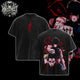[HIKISTREET] Vintage Maki Zenin Acid Washed T-Shirt, Jujutsu Kaisen Merch, Anime Washed Oversized Tee, Aesthetic Anime Streetwear Gift