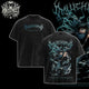 [HIKISTREET] Vintage Muichiro Tokito Acid Washed T-Shirt, Demon Slayer Merch, Anime Washed Oversized Tee, Aesthetic Anime Streetwear Gift