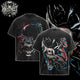 [HIKISTREET] Vintage The Bat Who Laugh Acid Washed T-Shirt, DC Merch, Comics Washed Oversized Tee, Aesthetic Comics Streetwear Gift