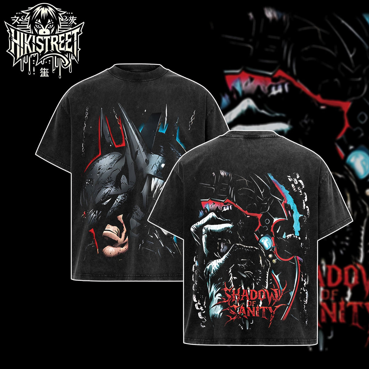 [HIKISTREET] Vintage Batman The Dark Knight Acid Washed T-Shirt, DC Merch, Comics Washed Oversized Tee, Aesthetic Comics Streetwear Gift