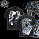[HIKISTREET] Vintage Silver Surfer Acid Washed T-Shirt, MCU Merch, Comics Washed Oversized Tee, Aesthetic Comics Streetwear Gift