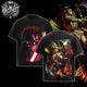 [HIKISTREET] Vintage Darth Vader Acid Washed T-Shirt, Star Wars Merch, Movies Washed Oversized Tee, Aesthetic Movies Streetwear Gift