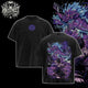 [HIKISTREET] Vintage Sasuke Susano Acid Washed T-Shirt, Naruto Merch, Anime Washed Oversized Tee, Aesthetic Anime Streetwear Gift