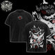 [HIKISTREET] Vintage Uchiha Itachi Characters Acid Washed T-Shirt, Naruto Merch, Anime Washed Oversized Tee, Aesthetic Anime Streetwear Gift