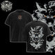 [HIKISTREET] Vintage Naruto x Kurama Acid Washed T-Shirt, Naruto Merch, Anime Washed Oversized Tee, Aesthetic Anime Streetwear Gift