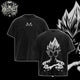 [HIKISTREET] Vintage Majin Vegeta V2 Acid Washed T-Shirt, Dragon Ball Merch, Anime Washed Oversized Tee, Aesthetic Anime Streetwear Gift
