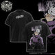 [HIKISTREET] Vintage Uchiha Obito Acid Washed T-Shirt, Naruto Merch, Anime Washed Oversized Tee, Aesthetic Anime Streetwear Gift