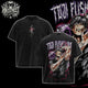 [HIKISTREET] Vintage Toji Fushiguro V2 Acid Washed T-Shirt, Jujutsu Kaisen Merch, Anime Washed Oversized Tee, Aesthetic Anime Streetwear Gift