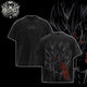 [HIKISTREET] Vintage Majin Vegeta V3 Acid Washed T-Shirt, Dragon Ball Merch, Anime Washed Oversized Tee, Aesthetic Anime Streetwear Gift