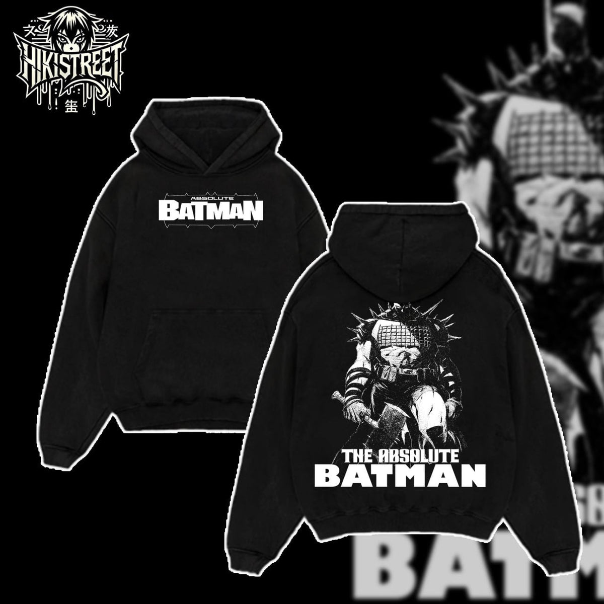 [HIKISTREET] Vintage The Absolute Batman Acid Washed T-Shirt, DC Merch, Comics Washed Oversized Tee, Aesthetic Comics Streetwear Gift