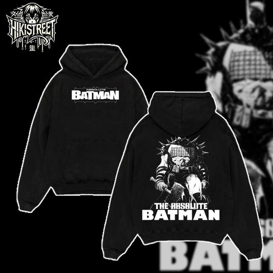 [HIKISTREET] Vintage The Absolute Batman Acid Washed T-Shirt, DC Merch, Comics Washed Oversized Tee, Aesthetic Comics Streetwear Gift