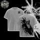 [HIKISTREET] Vintage Dr Doom V2 Acid Washed T-Shirt, MCU Merch, Comics Washed Oversized Tee, Aesthetic Comics Streetwear Gift