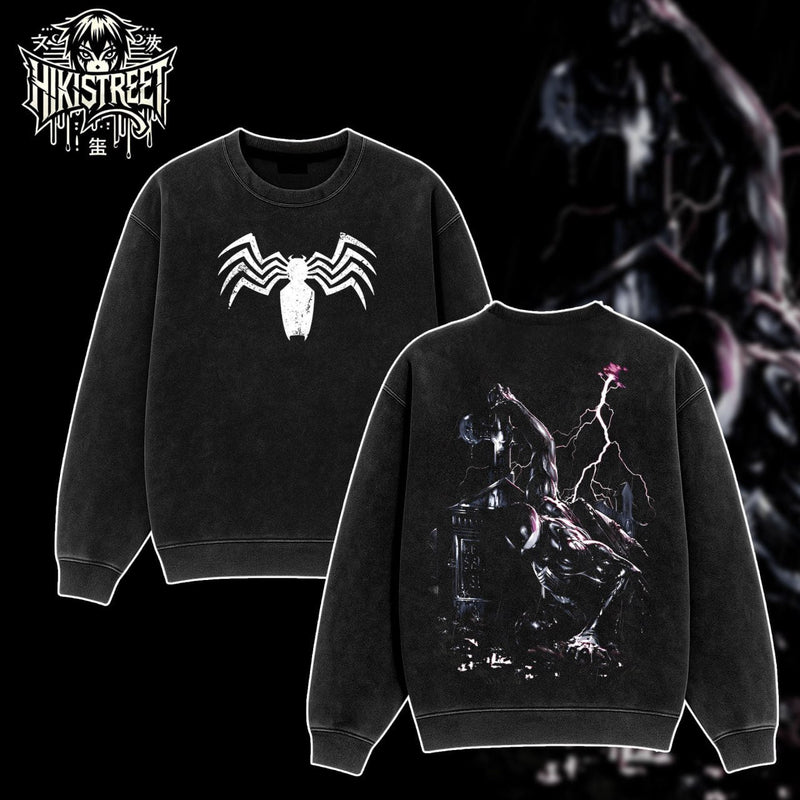[HIKISTREET] Vintage Spider Man V2 Acid Washed T-Shirt, MCU Merch, Comics Washed Oversized Tee, Aesthetic Comics Streetwear Gift
