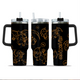 [HIKISTREET] Charizard Pokemon 40oz Tumbler with Handle and Straw, Stainless Steel Vacuum Insulated Cup, Pocket Monster Design, Anime Merch, Anime Tumbler