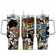 [HIKISTREET] Usopp One Piece 40oz Tumbler with Handle and Straw, Stainless Steel Vacuum Insulated Cup, One Piece Design, Anime Merch, Anime Tumbler