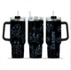 [HIKISTREET] Squirtle V2 Pokemon 40oz Tumbler with Handle and Straw, Stainless Steel Vacuum Insulated Cup, Pocket Monster Design, Anime Merch, Anime Tumbler