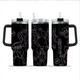 [HIKISTREET] Mewtwo Pokemon 40oz Tumbler with Handle and Straw, Stainless Steel Vacuum Insulated Cup, Pocket Monster Design, Anime Merch, Anime Tumbler