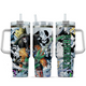 [HIKISTREET] Brook One Piece 40oz Tumbler with Handle and Straw, Stainless Steel Vacuum Insulated Cup, One Piece Design, Anime Merch, Anime Tumbler