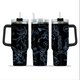 [HIKISTREET] Greninja Pokemon 40oz Tumbler with Handle and Straw, Stainless Steel Vacuum Insulated Cup, Pocket Monster Design, Anime Merch, Anime Tumbler