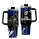 [HIKISTREET] Levi Ackerman Attack On Titan 40oz Tumbler with Handle and Straw, Stainless Steel Vacuum Insulated Cup, Attack On Titan Design, Anime Merch, Anime Tumbler