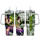 [HIKISTREET] Piccolo Dragon Ball 40oz Tumbler with Handle and Straw, Stainless Steel Vacuum Insulated Cup, Dragon Ball Design, Anime Merch, Anime Tumbler