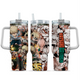 [HIKISTREET] Katsuki Bakugo (Dynamight) My Hero Academia 40oz Tumbler with Handle and Straw, Stainless Steel Vacuum Insulated Cup, My Hero Academia Design, Anime Merch, Anime Tumbler