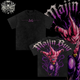 [HIKISTREET] Vintage Majin Buu Acid Washed T-Shirt, Dragon Ball Merch, Anime Washed Oversized Tee, Aesthetic Anime Streetwear Gift