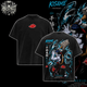 [HIKISTREET] Vintage Akatsuki Kisame Acid Washed T-Shirt, Naruto Merch, Anime Washed Oversized Tee, Aesthetic Anime Streetwear Gift